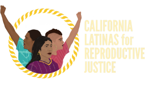 加利福尼亚拉丁裔生殖正义徽标