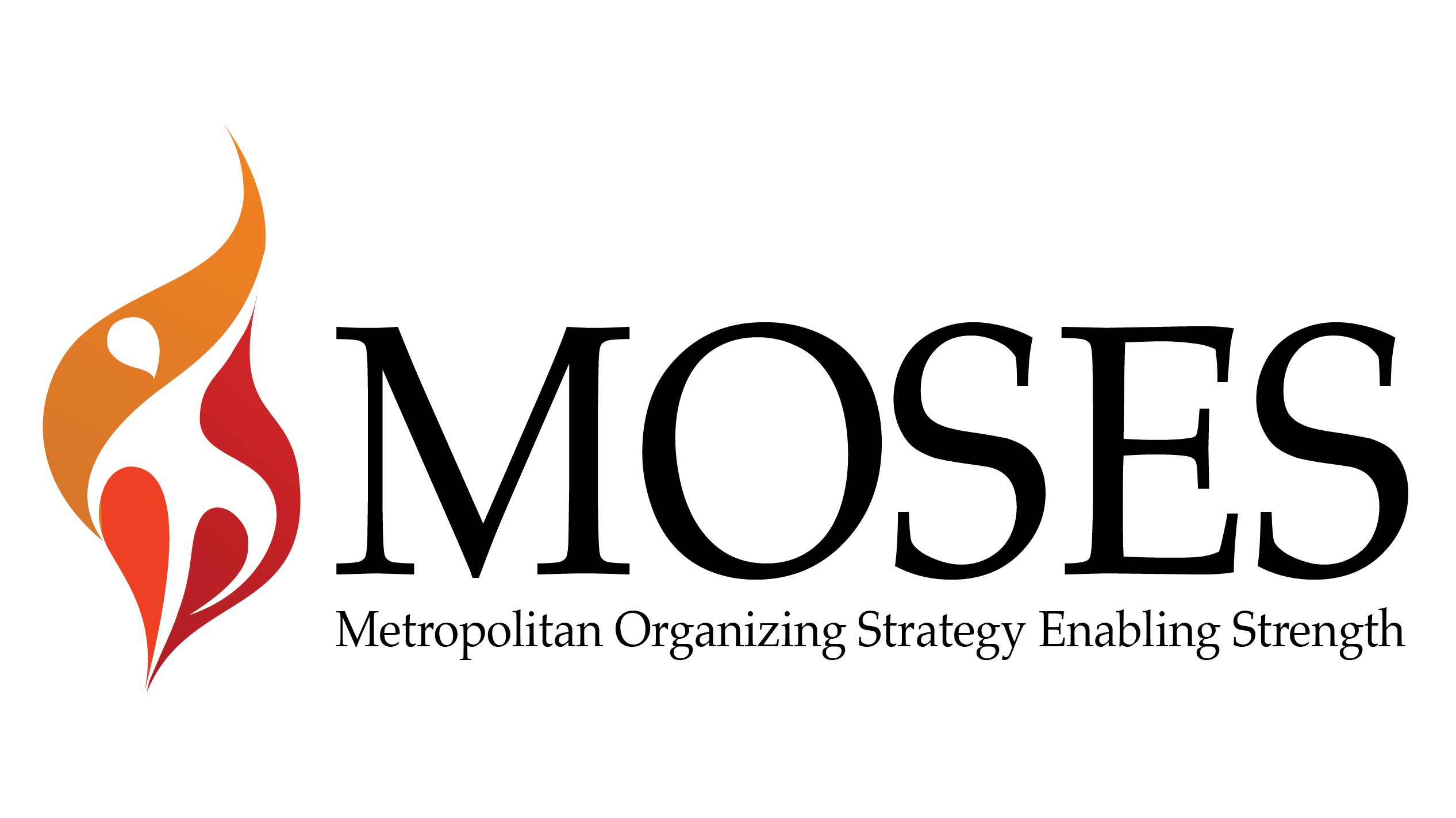 摩西（大都会组织策略实现力量）徽标